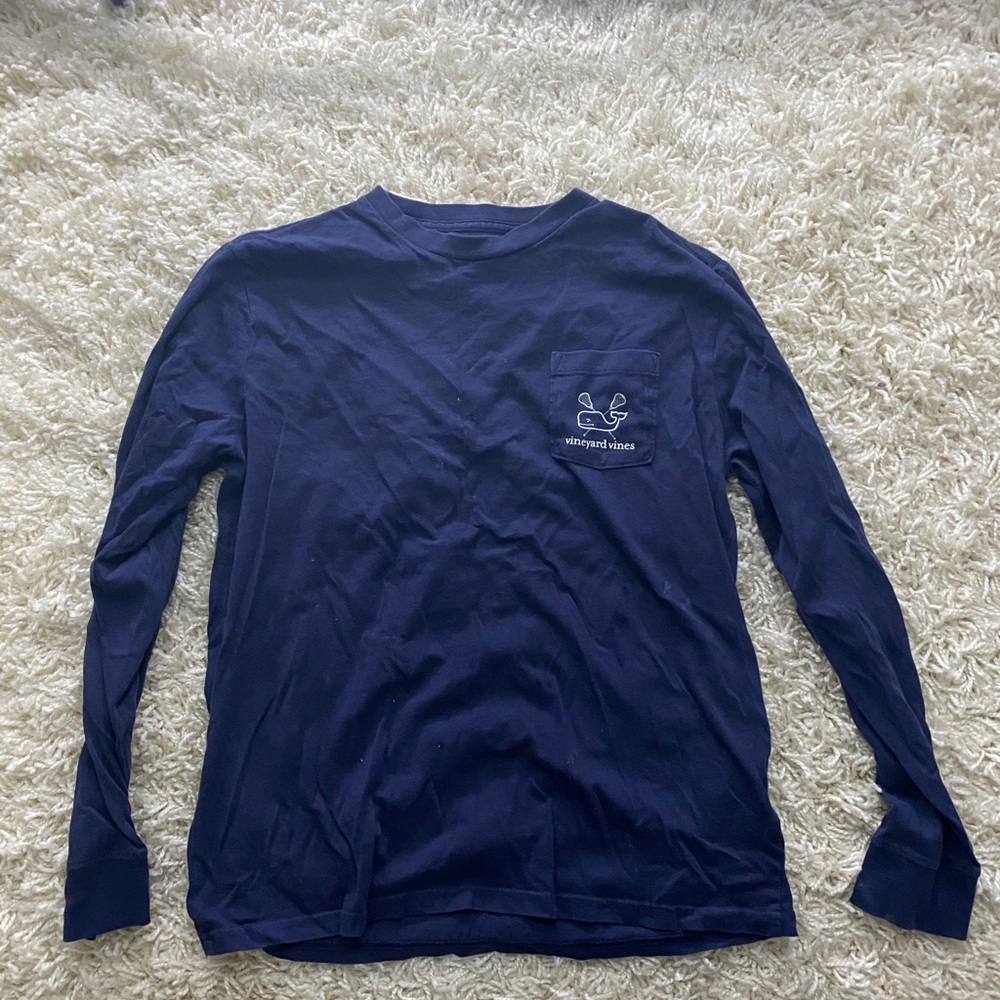 Navy blue vineyard vines long sleeve